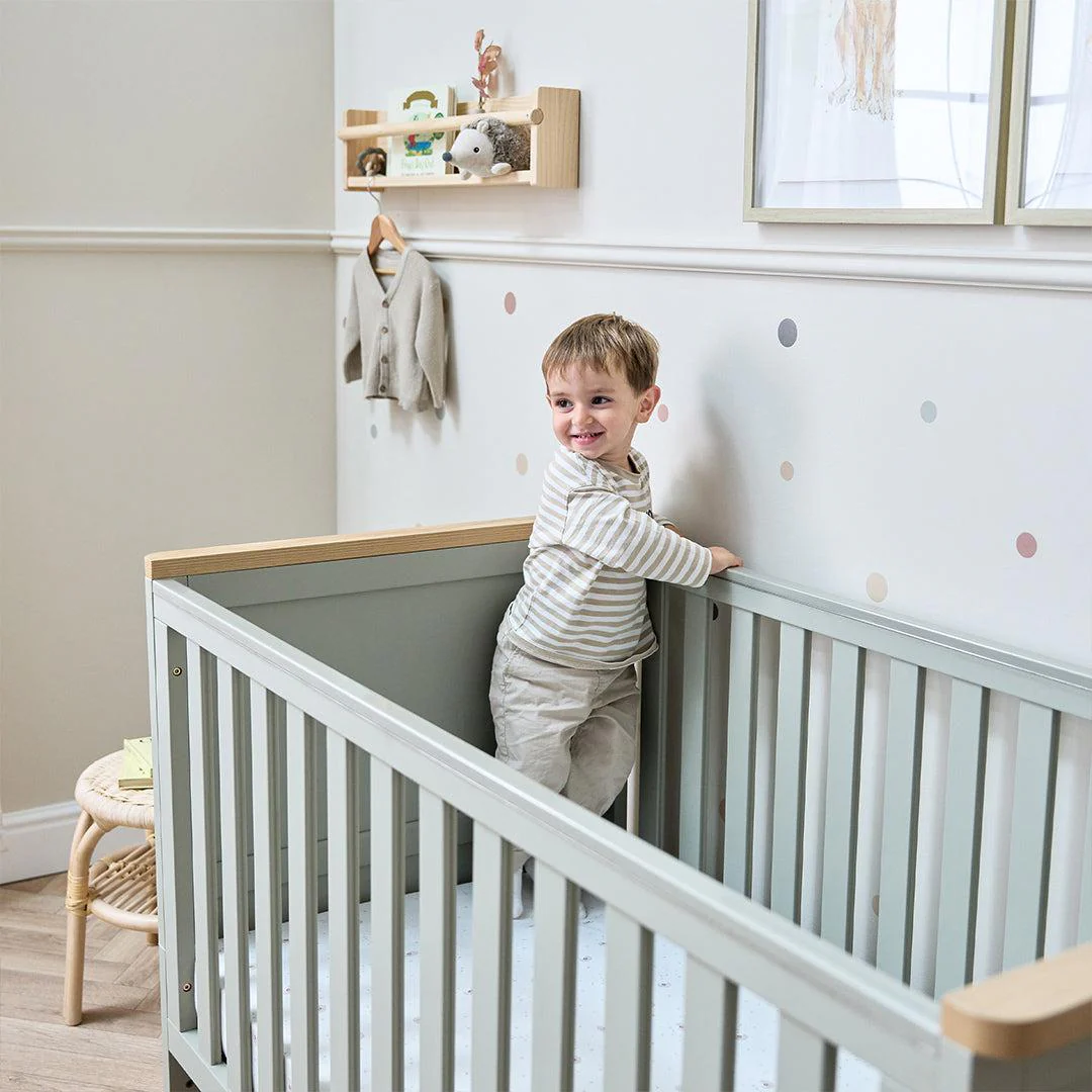 Tutti Bambini Misha Cot Bed - Sage / Golden Oak - Image 5
