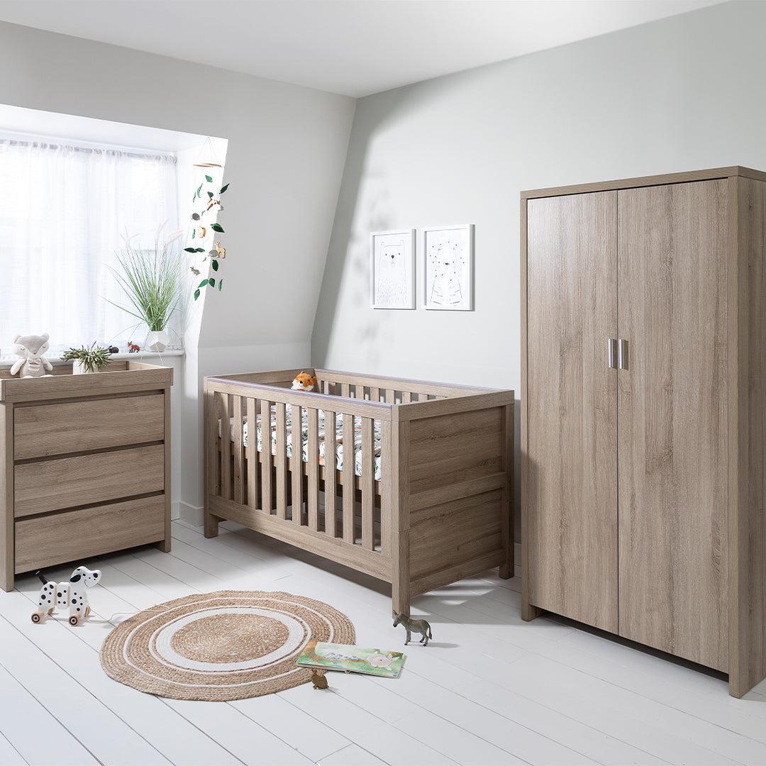 Tutti Bambini Modena 3 Piece Room Set - Oak - Image 2
