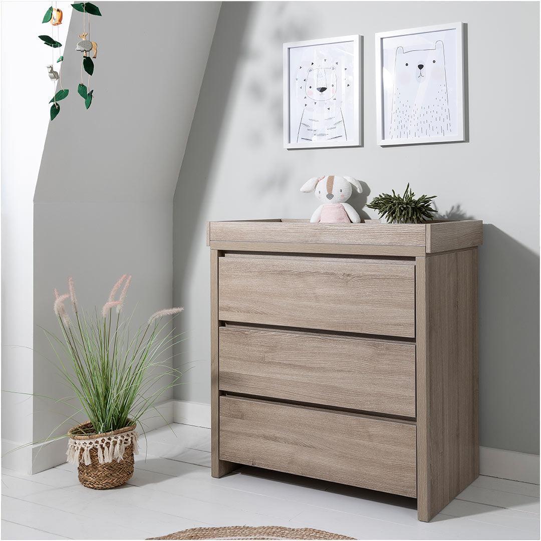 Tutti Bambini Modena 2 Piece Room Set - Oak - Image 12