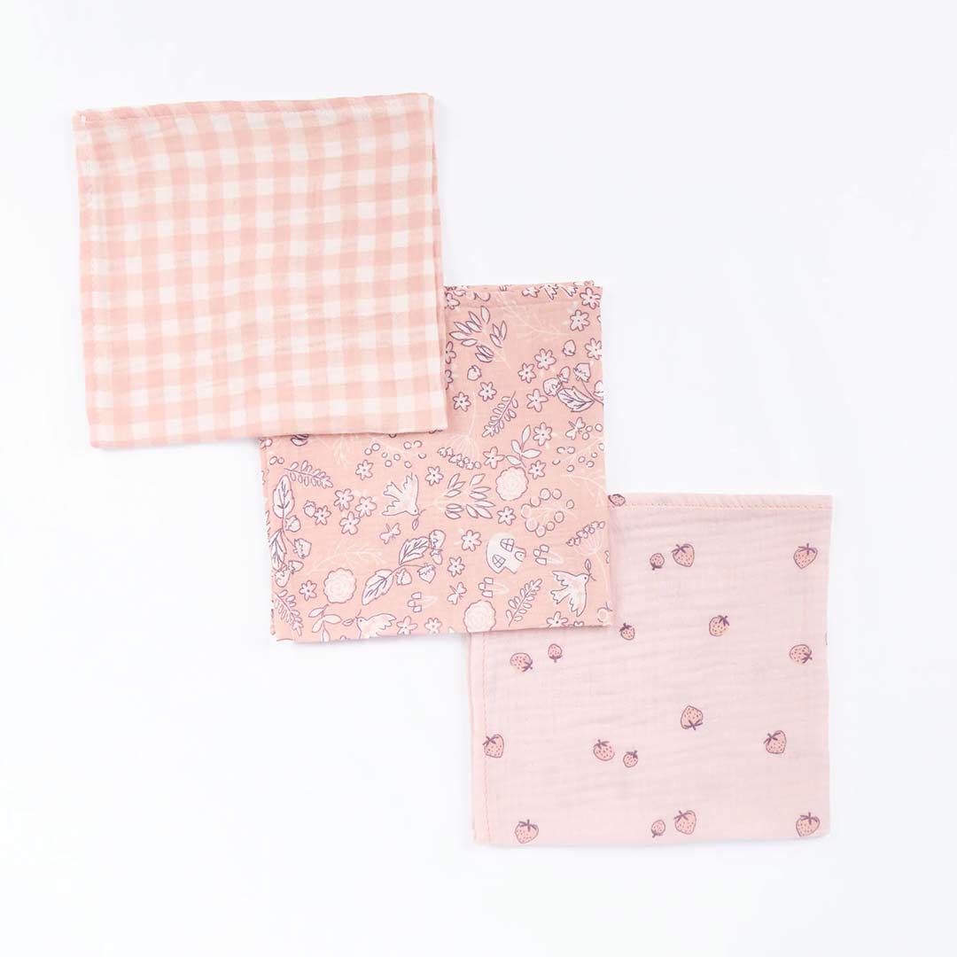 Tutti Bambini Muslin Squares 3 Pack - Tiny Tales