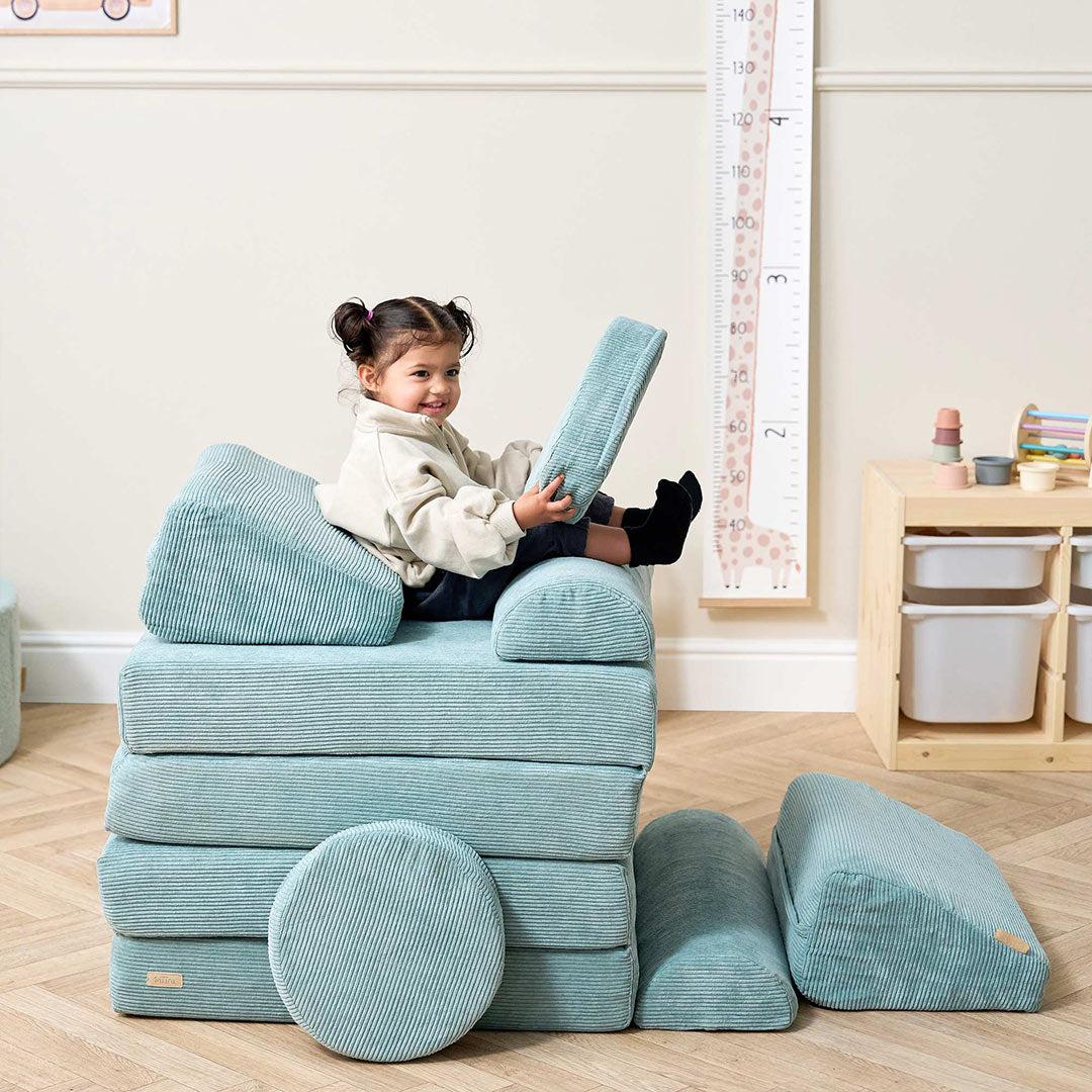 Tutti Bambini Playrama Montessori Kids Play Sofa  - Ocean Stone - Image 3