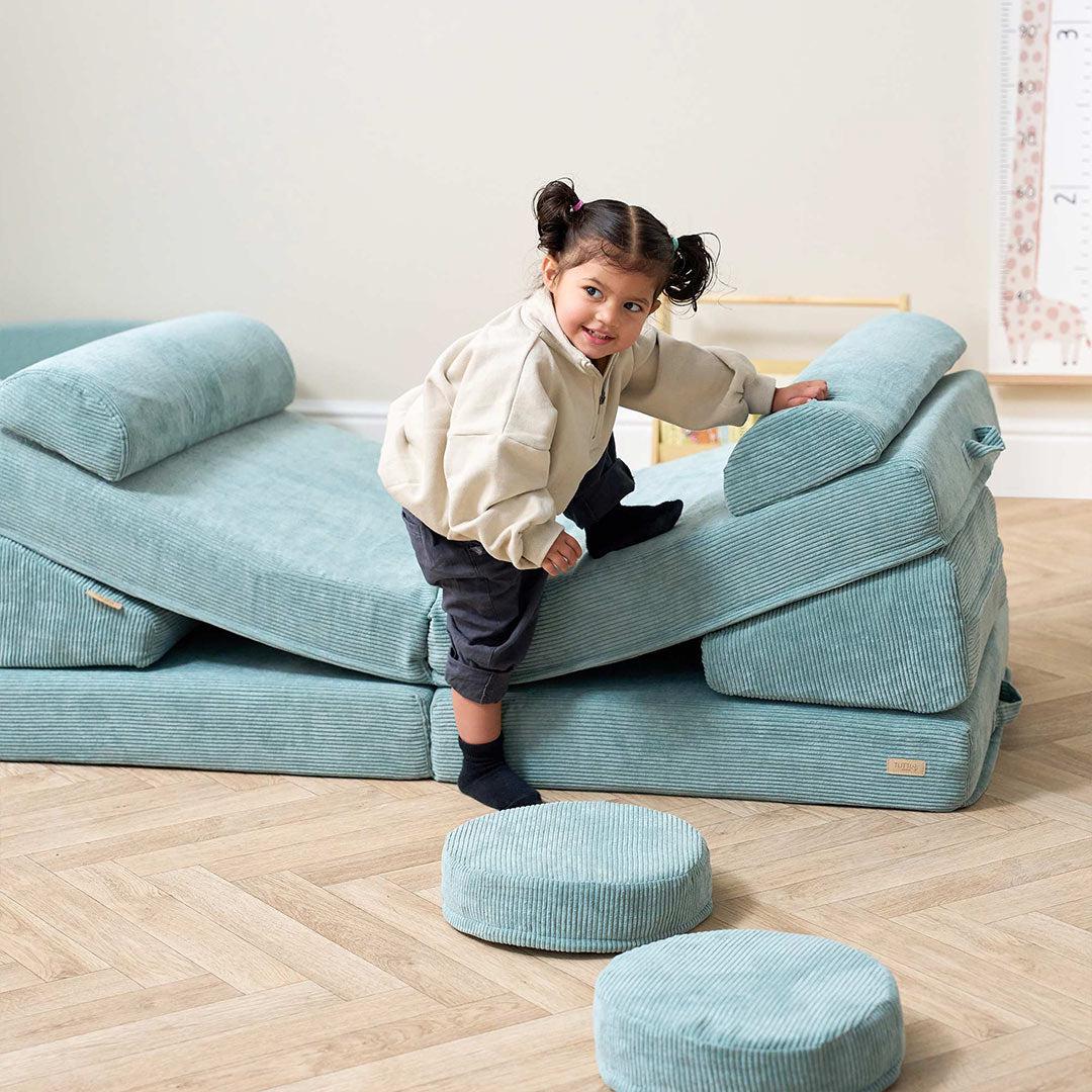 Tutti Bambini Playrama Montessori Kids Play Sofa  - Ocean Stone - Image 7