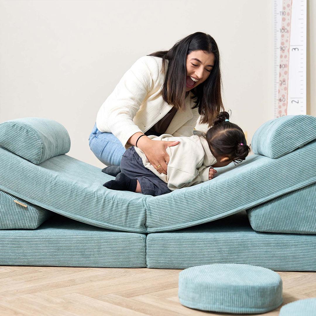 Tutti Bambini Playrama Montessori Kids Play Sofa  - Ocean Stone - Image 9