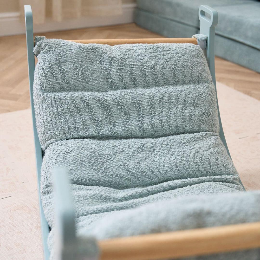 Tutti Bambini Scala Montessori Pikler Rocking Frame Cushion - Ocean Stone - Image 4