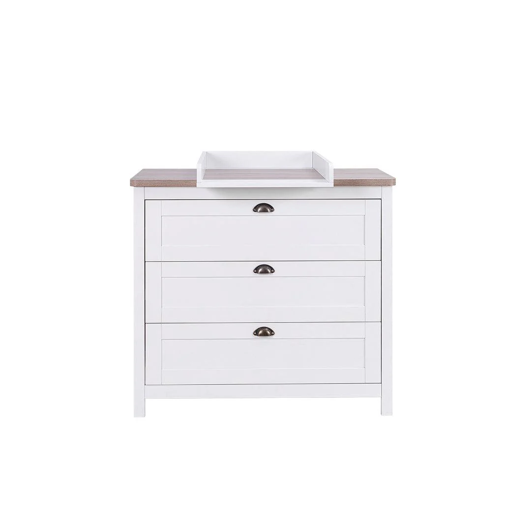 Tutti Bambini Verona 2 Piece Room Set - White/Oak - Image 8