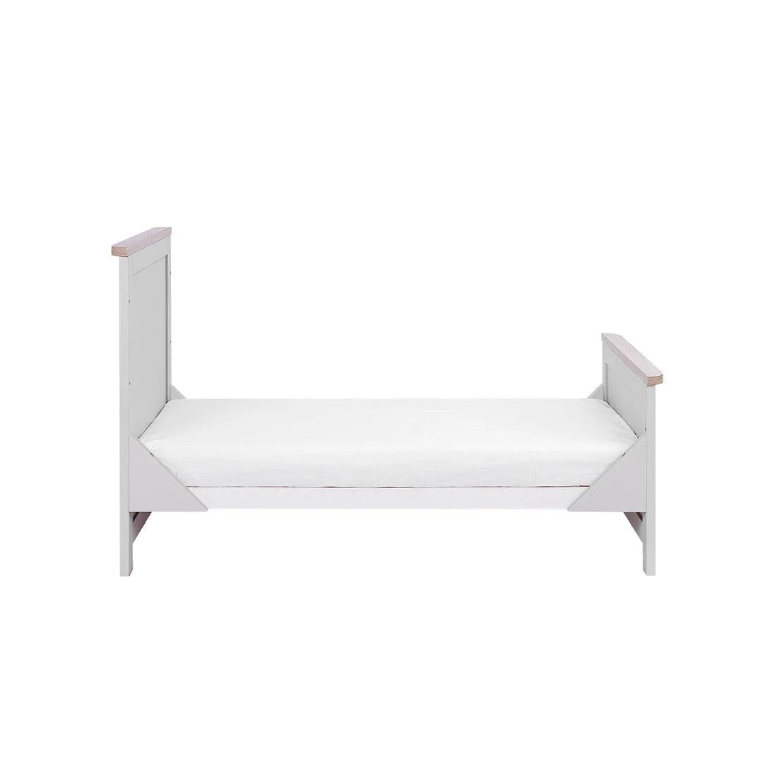 Tutti Bambini Verona Cot Bed - Dove Grey/Oak - Image 7