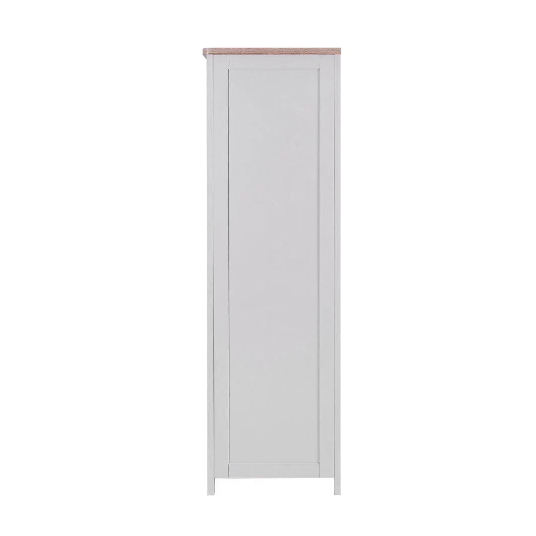 Tutti Bambini Verona Wardrobe - Dove Grey/Oak - Image 7