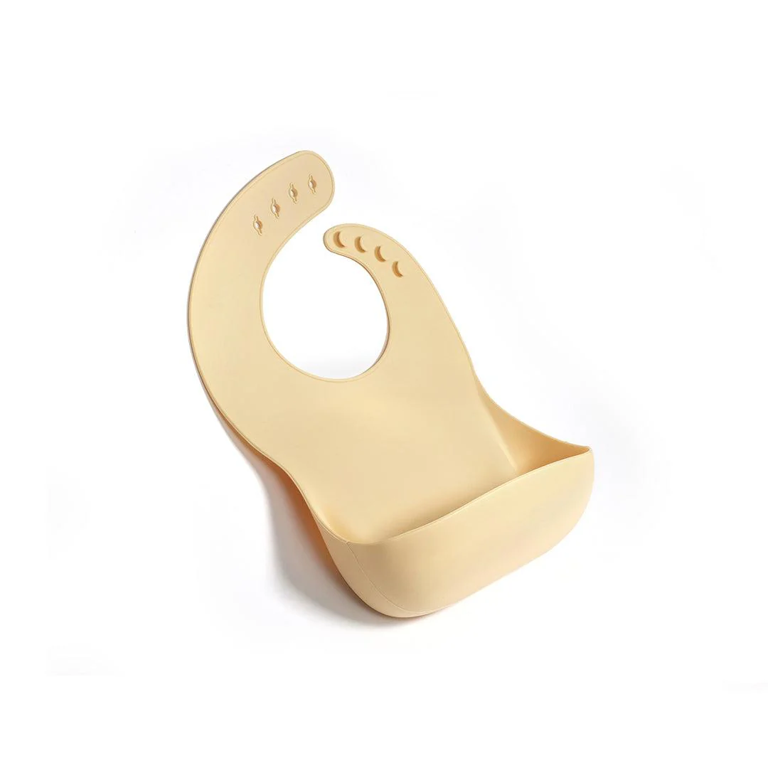 UPPABaby Mealtime Plate, Spoon + Bib Set - Willow/Sand - Image 3