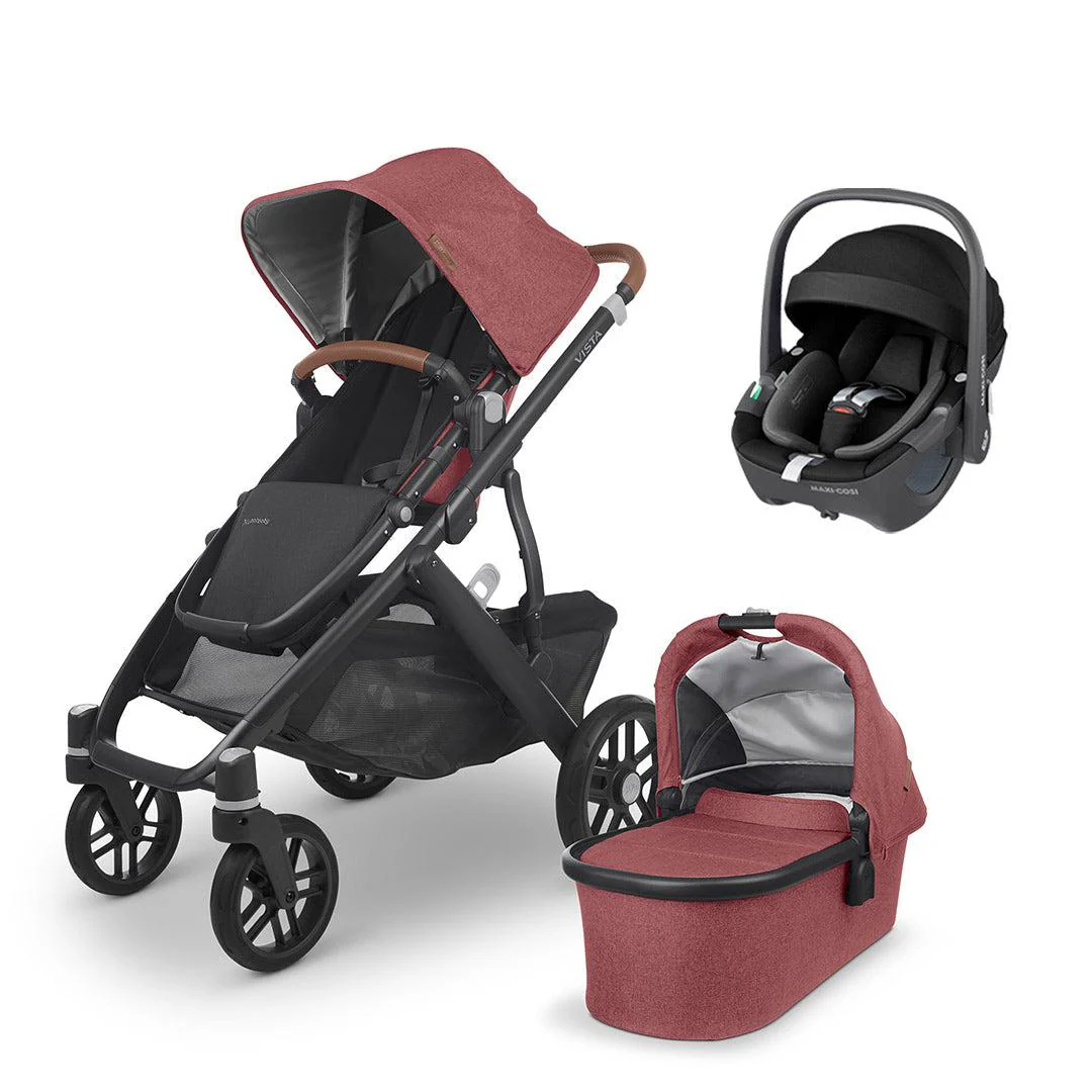 UPPAbaby VISTA + Pebble 360/360 Pro Travel System - Lucy