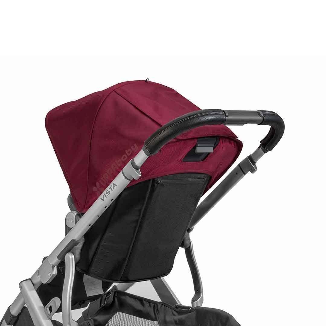 UPPAbaby VISTA Pushchair Leather Handlebar Cover - Black