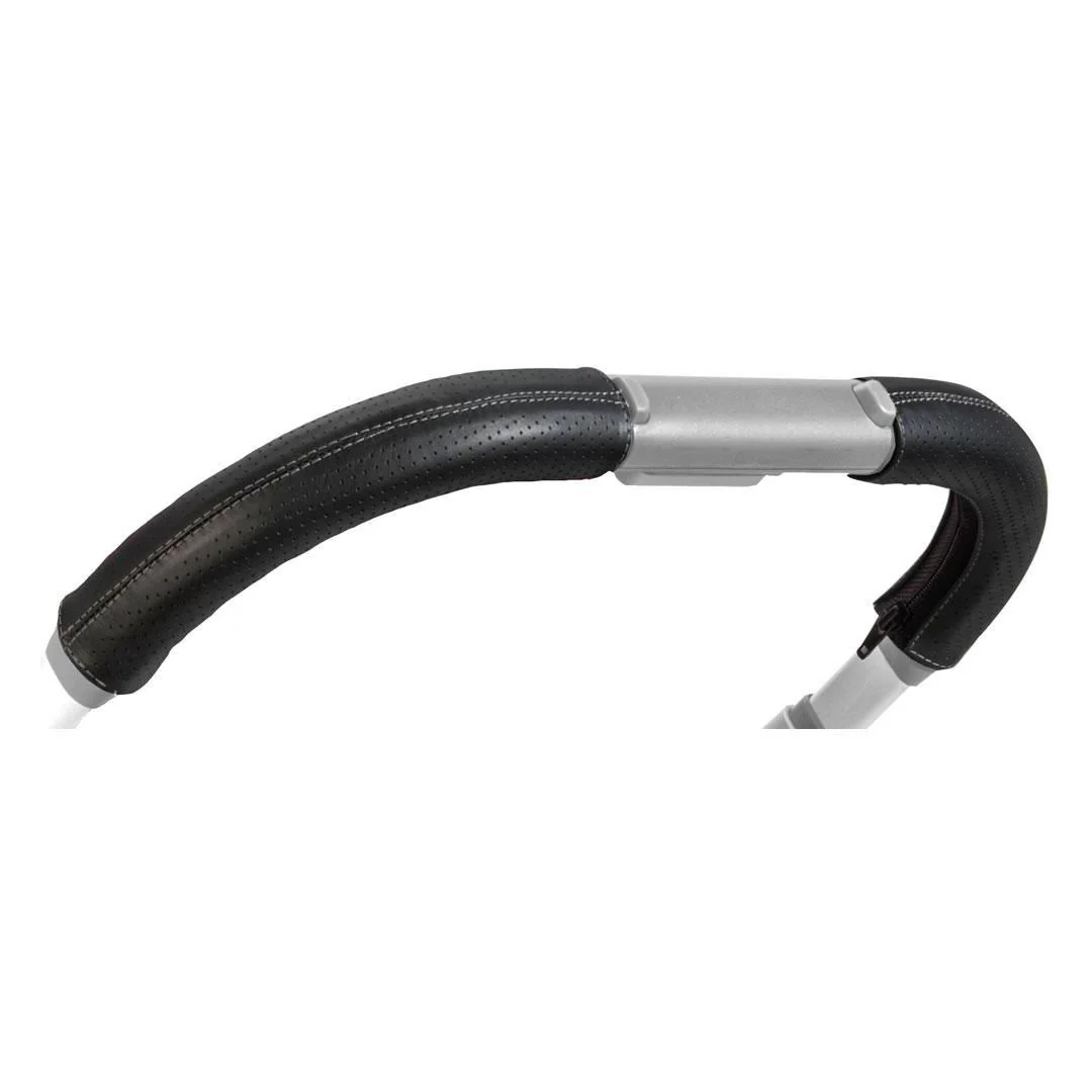 UPPAbaby VISTA Pushchair Leather Handlebar Cover - Black - Image 2