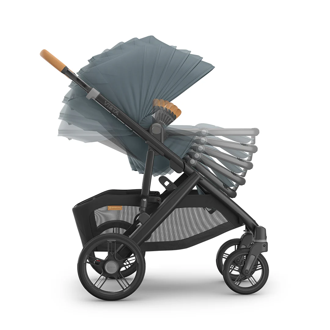 UPPAbaby Vista V3 Pushchair - Dillan - Stone Blue - Image 5