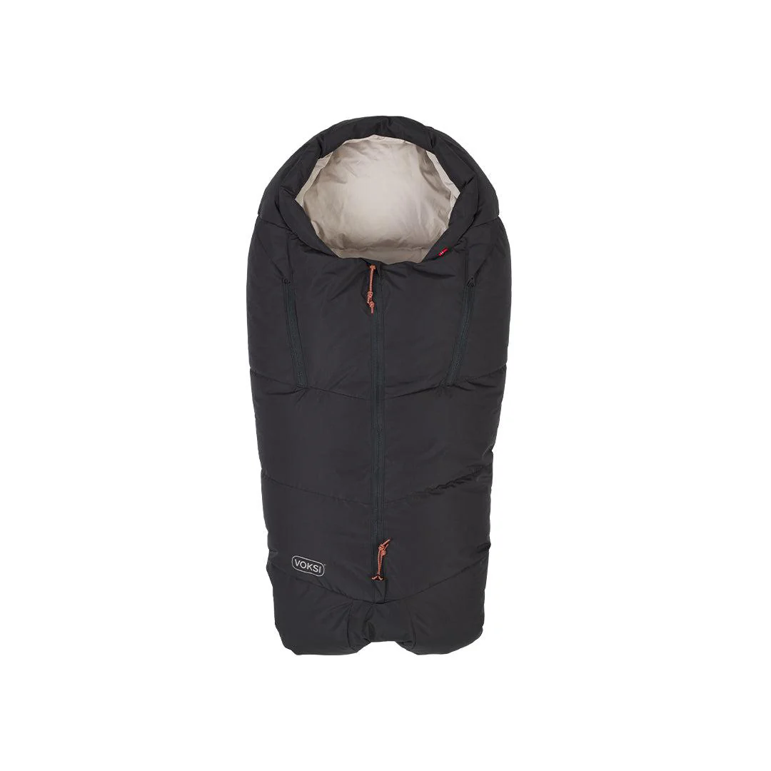Voksi Adventure North Footmuff - Black - Seashell Sand - Image 6