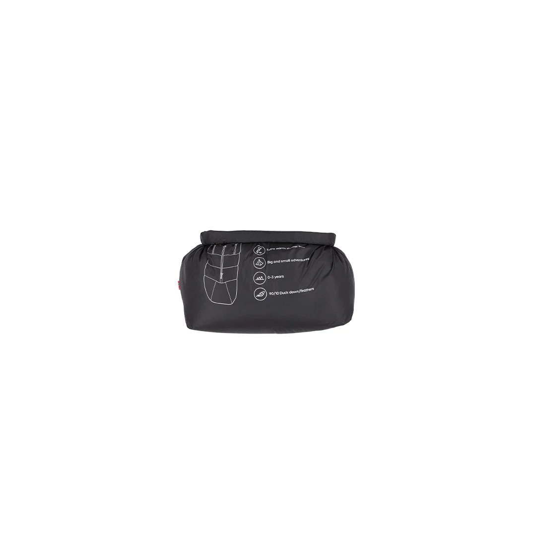 Voksi Adventure North Footmuff - Black - Seashell Sand - Image 8