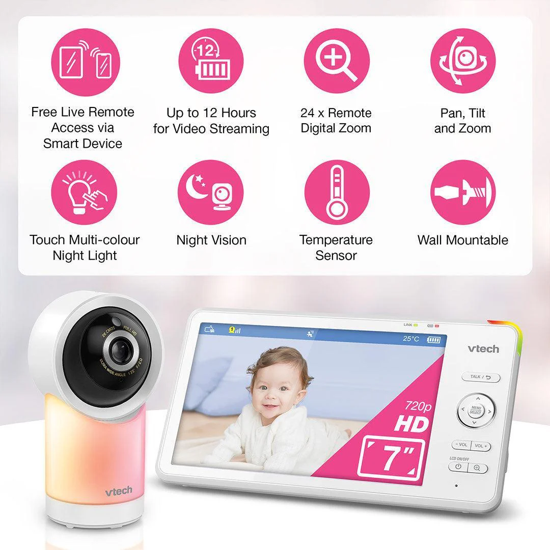 Vtech RM7766 HD 7in Wifi Monitor - Image 3
