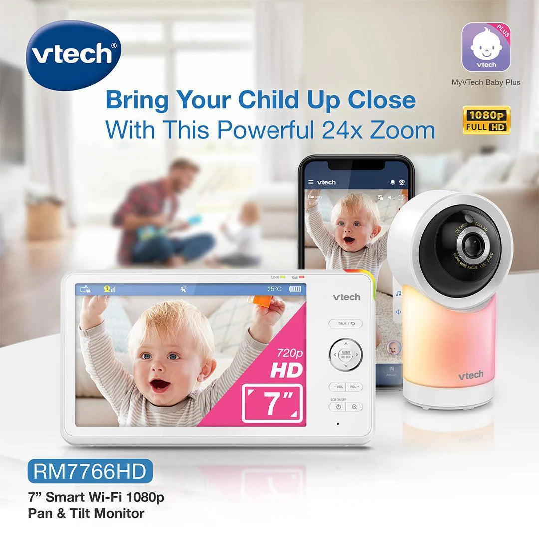 Vtech RM7766 HD 7in Wifi Monitor - Image 4