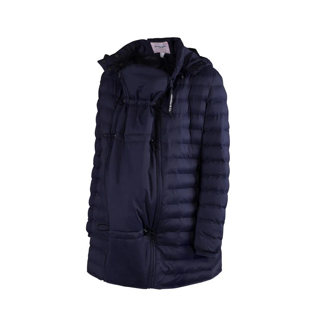 Wombat & Co KOWARI 4-in-1 Babywearing Jacket Set - Blue - Image 11