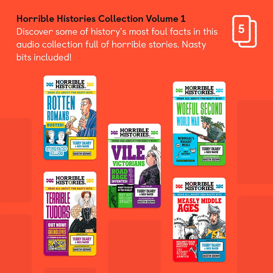 Yoto Card Multipack - Horrible Histories Collection: Volume 1 - Image 2